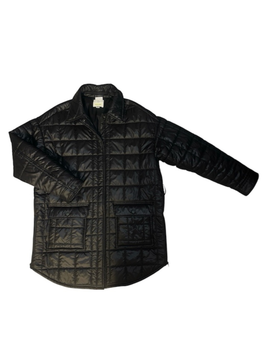 Black Quilted Puffer Jacket